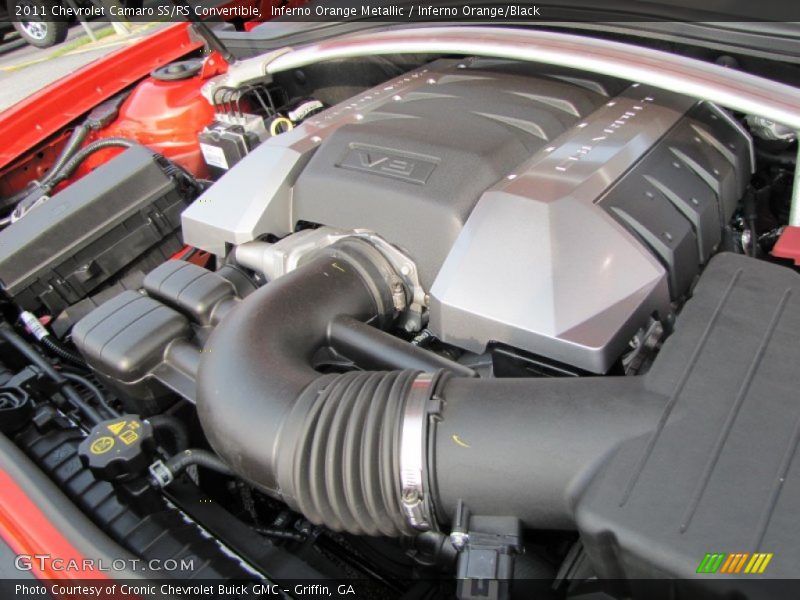 Inferno Orange Metallic / Inferno Orange/Black 2011 Chevrolet Camaro SS/RS Convertible