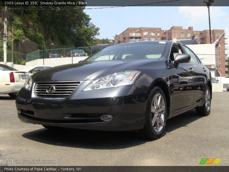 Smokey Granite Mica / Black 2009 Lexus ES 350
