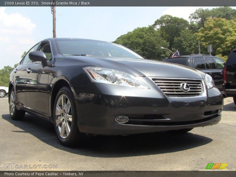 Smokey Granite Mica / Black 2009 Lexus ES 350