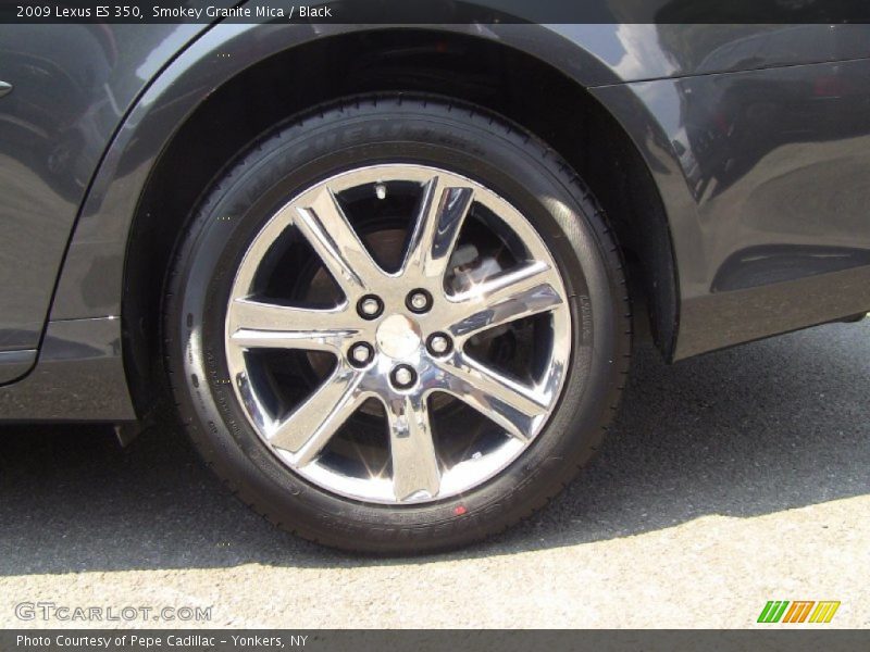 Smokey Granite Mica / Black 2009 Lexus ES 350