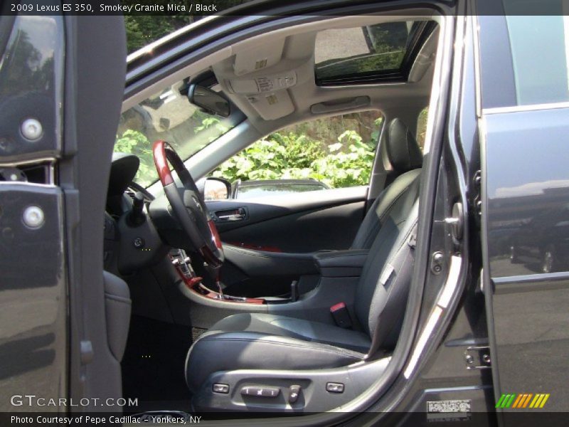 Smokey Granite Mica / Black 2009 Lexus ES 350