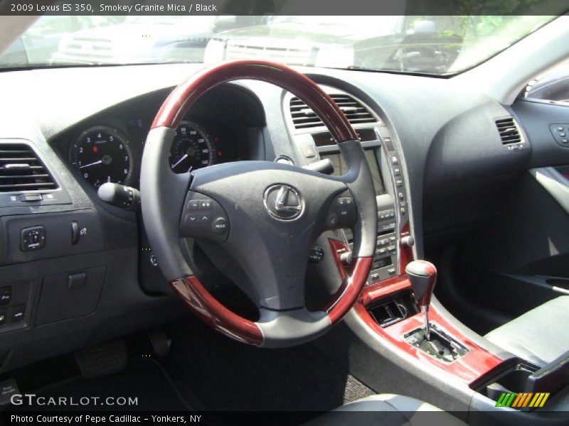 Smokey Granite Mica / Black 2009 Lexus ES 350