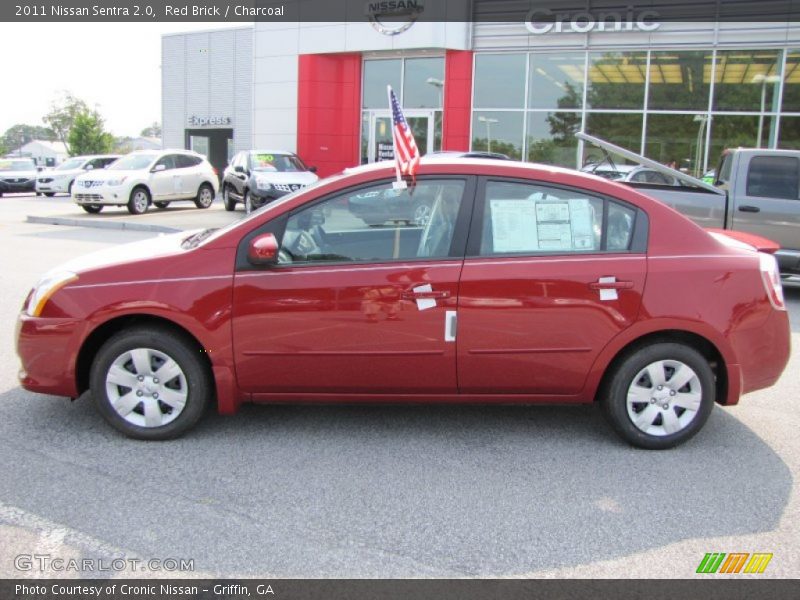 Red Brick / Charcoal 2011 Nissan Sentra 2.0