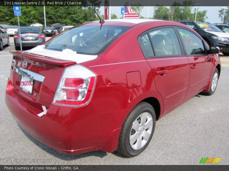 Red Brick / Charcoal 2011 Nissan Sentra 2.0