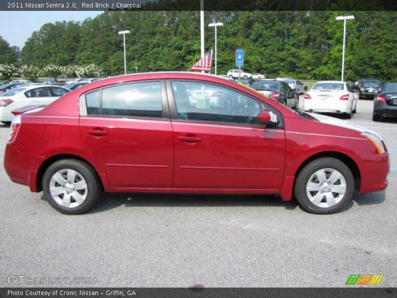 Red Brick / Charcoal 2011 Nissan Sentra 2.0