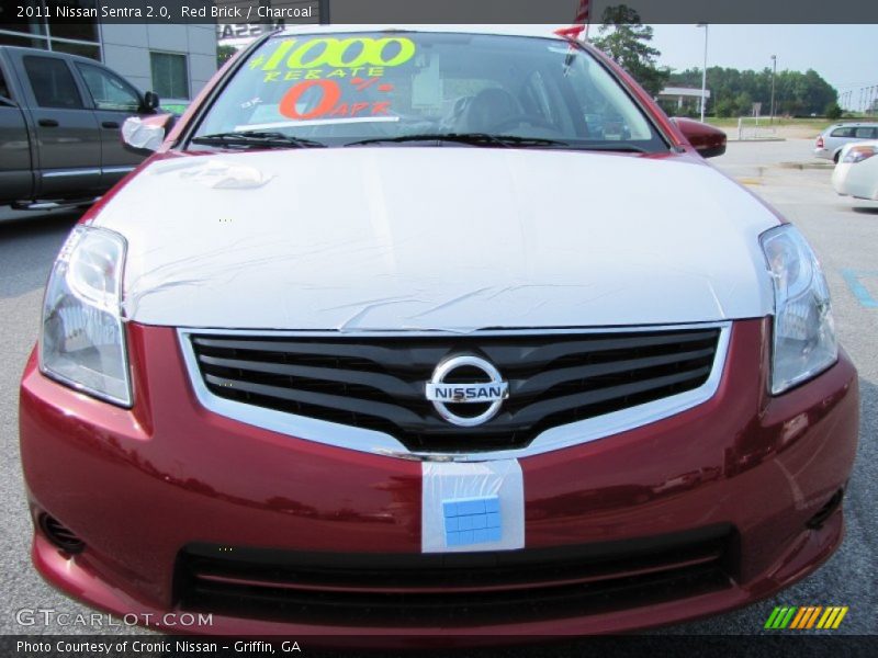 Red Brick / Charcoal 2011 Nissan Sentra 2.0