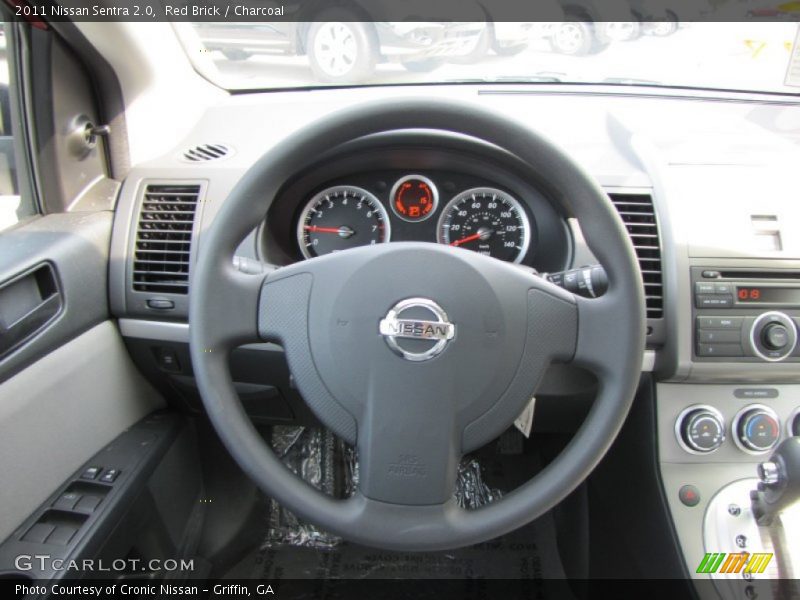 Red Brick / Charcoal 2011 Nissan Sentra 2.0
