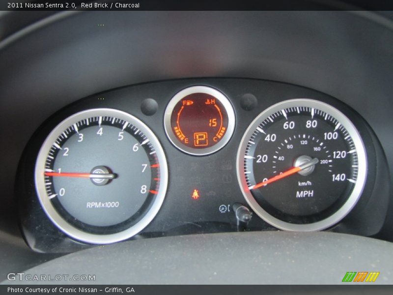 Red Brick / Charcoal 2011 Nissan Sentra 2.0