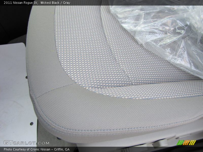 Wicked Black / Gray 2011 Nissan Rogue SV