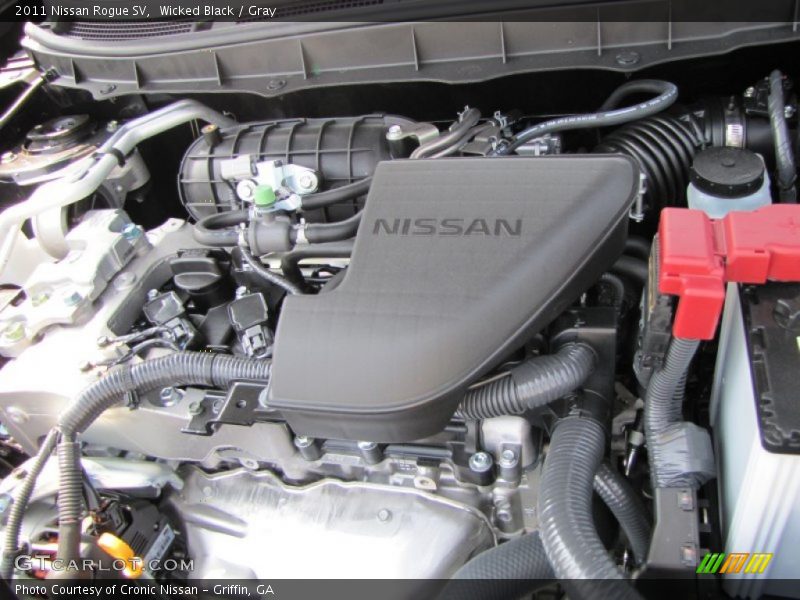 Wicked Black / Gray 2011 Nissan Rogue SV