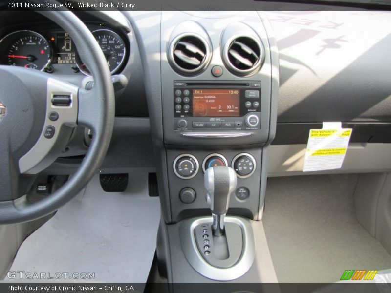 Wicked Black / Gray 2011 Nissan Rogue SV