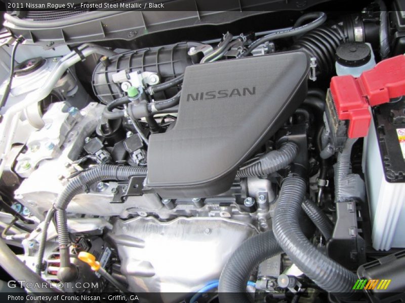 Frosted Steel Metallic / Black 2011 Nissan Rogue SV