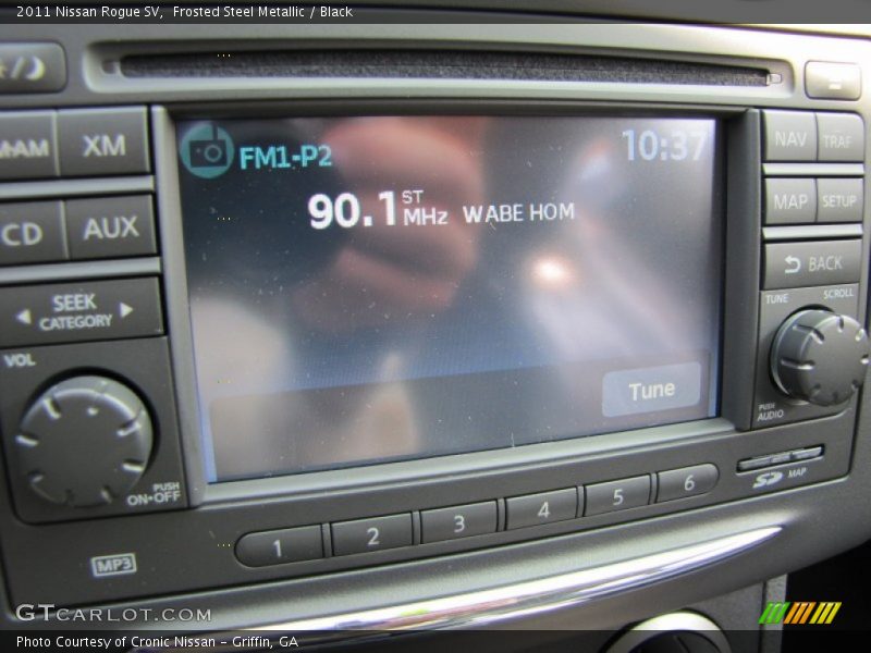 Frosted Steel Metallic / Black 2011 Nissan Rogue SV