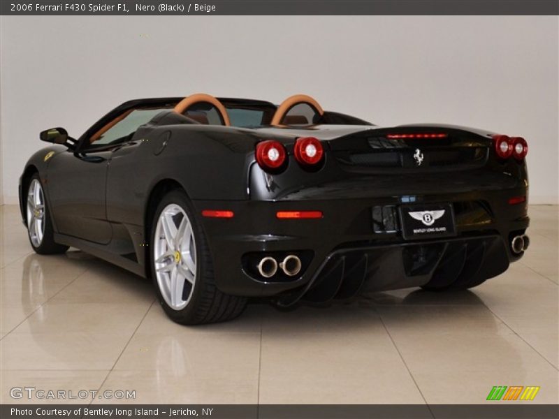 Nero (Black) / Beige 2006 Ferrari F430 Spider F1