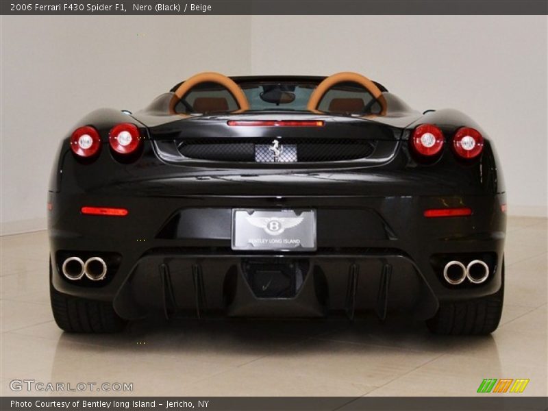 Nero (Black) / Beige 2006 Ferrari F430 Spider F1