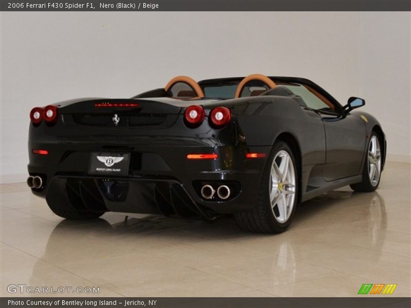 Nero (Black) / Beige 2006 Ferrari F430 Spider F1