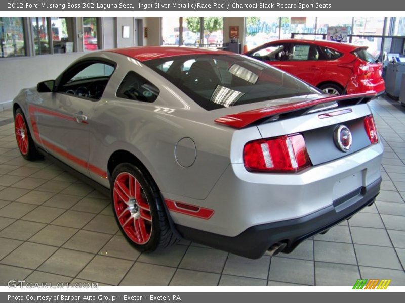  2012 Mustang Boss 302 Laguna Seca Ingot Silver Metallic/Race Red