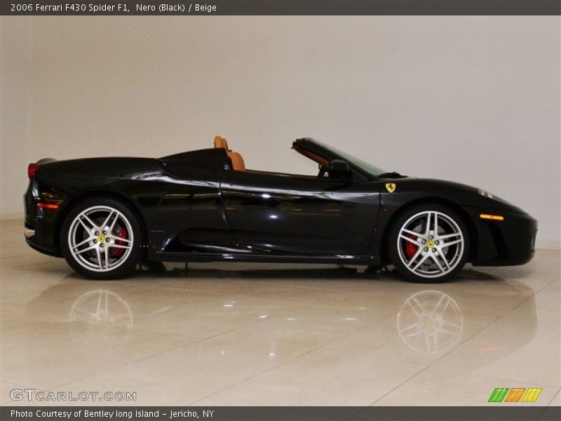 Nero (Black) / Beige 2006 Ferrari F430 Spider F1
