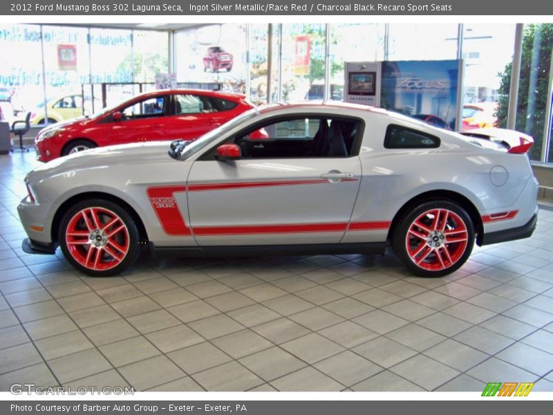  2012 Mustang Boss 302 Laguna Seca Ingot Silver Metallic/Race Red