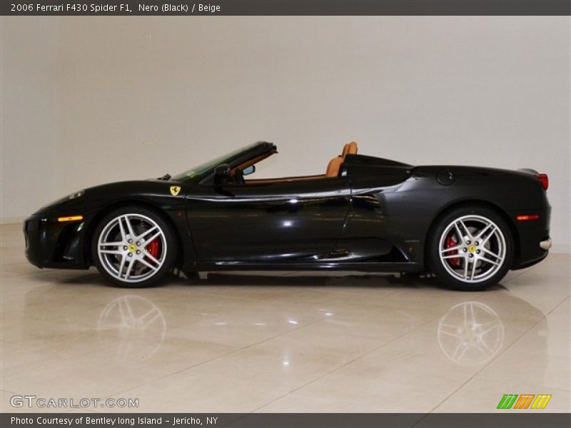 Nero (Black) / Beige 2006 Ferrari F430 Spider F1