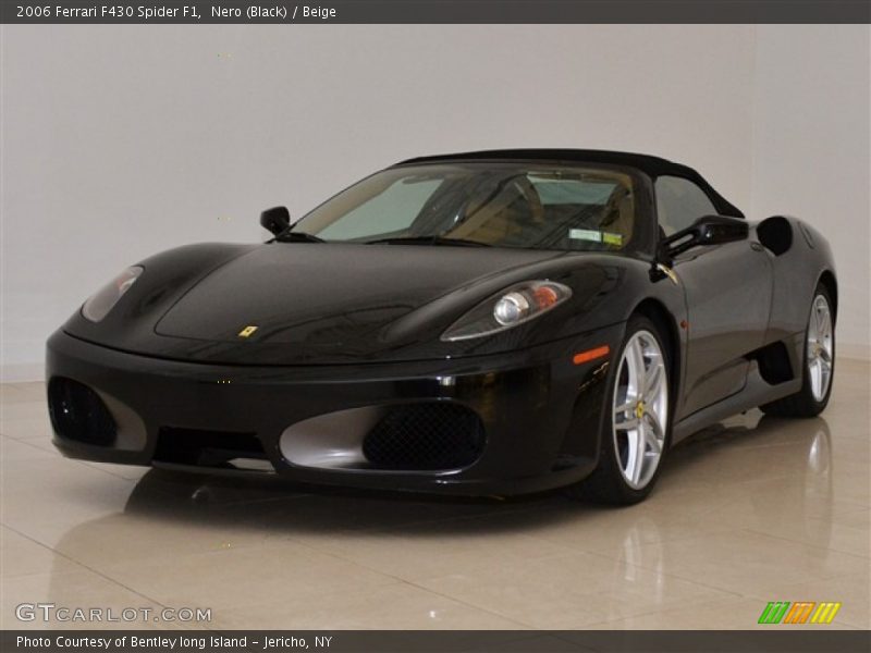 Nero (Black) / Beige 2006 Ferrari F430 Spider F1