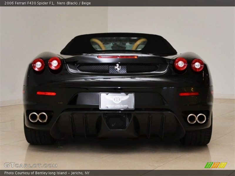Nero (Black) / Beige 2006 Ferrari F430 Spider F1
