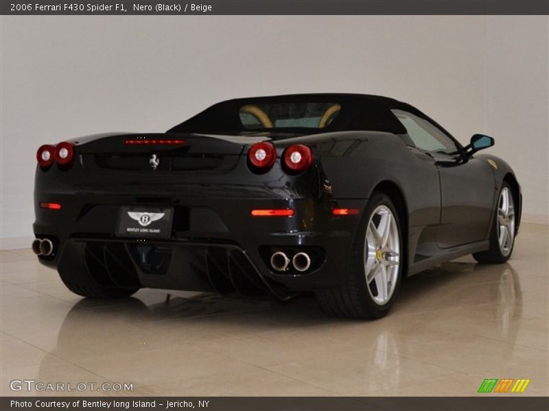 Nero (Black) / Beige 2006 Ferrari F430 Spider F1