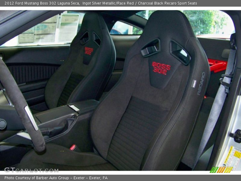  2012 Mustang Boss 302 Laguna Seca Charcoal Black Recaro Sport Seats Interior