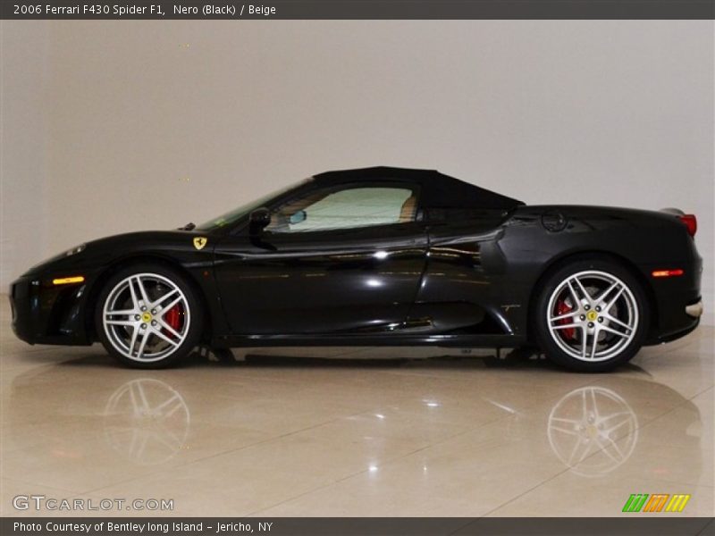 Nero (Black) / Beige 2006 Ferrari F430 Spider F1