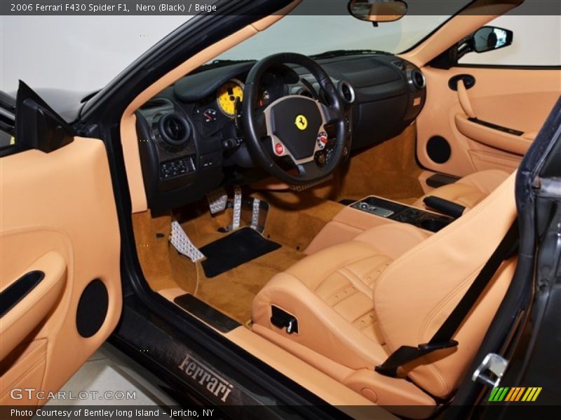 Nero (Black) / Beige 2006 Ferrari F430 Spider F1