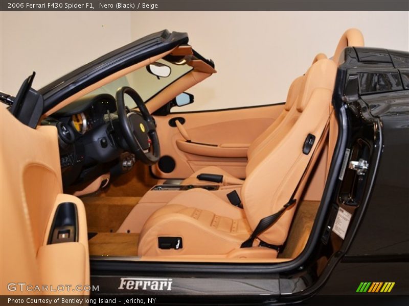 Nero (Black) / Beige 2006 Ferrari F430 Spider F1