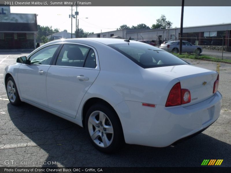 Summit White / Titanium 2011 Chevrolet Malibu LS
