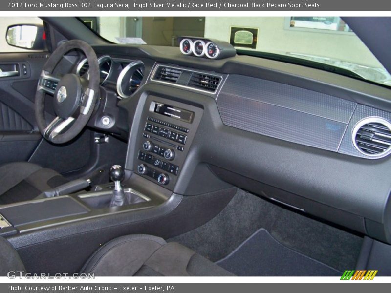 Dashboard of 2012 Mustang Boss 302 Laguna Seca