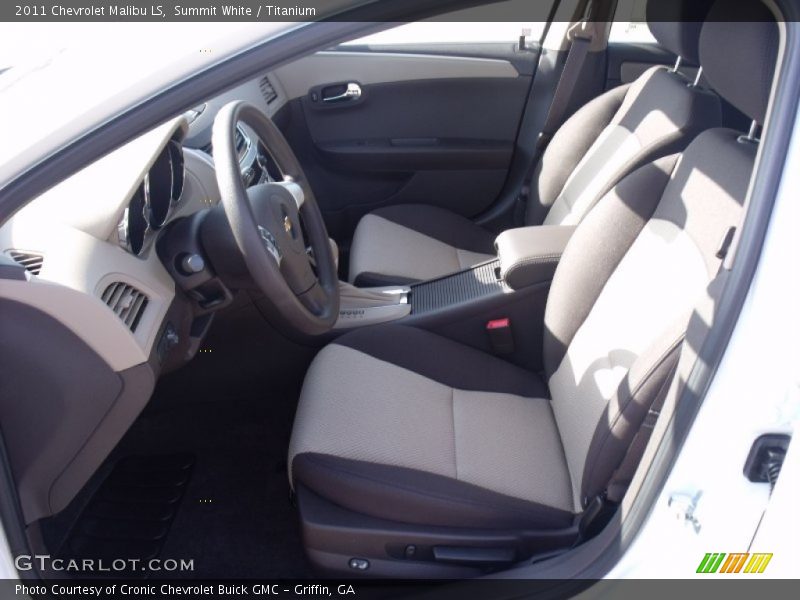 Summit White / Titanium 2011 Chevrolet Malibu LS
