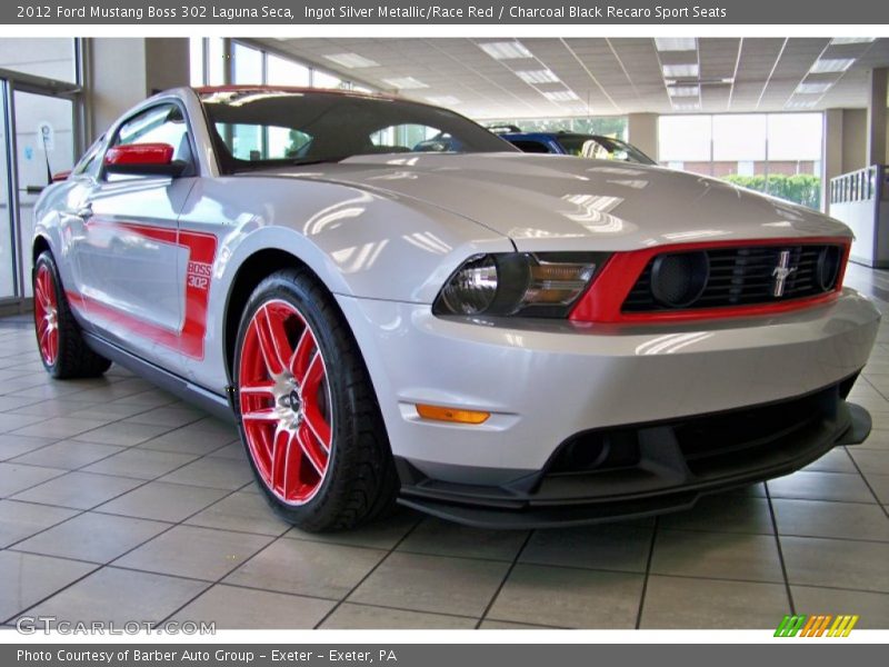  2012 Mustang Boss 302 Laguna Seca Ingot Silver Metallic/Race Red