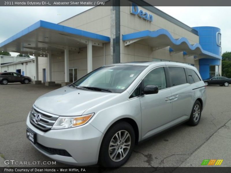 Alabaster Silver Metallic / Gray 2011 Honda Odyssey EX-L