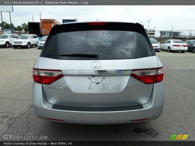Alabaster Silver Metallic / Gray 2011 Honda Odyssey EX-L