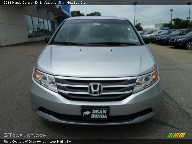 Alabaster Silver Metallic / Gray 2011 Honda Odyssey EX-L