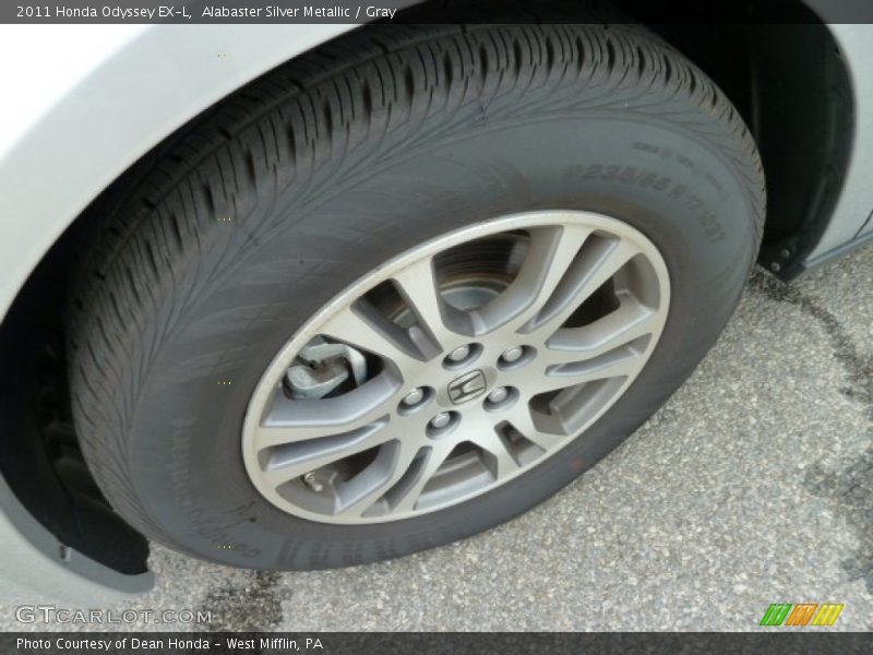 Alabaster Silver Metallic / Gray 2011 Honda Odyssey EX-L