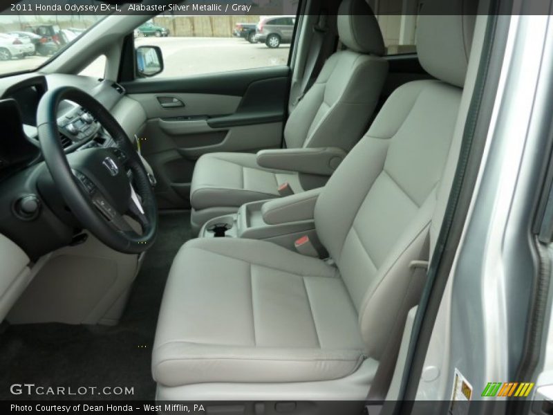 Alabaster Silver Metallic / Gray 2011 Honda Odyssey EX-L