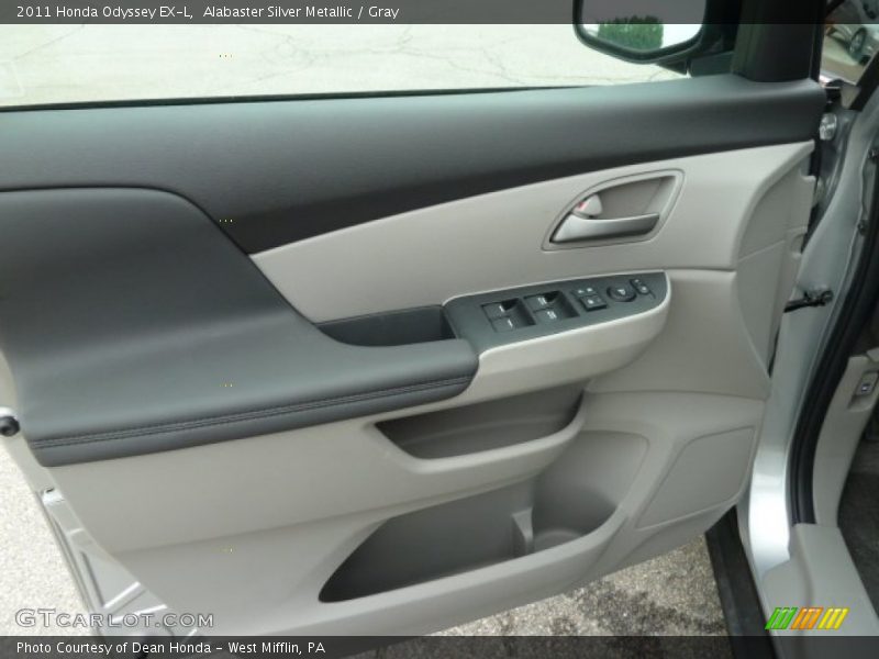 Alabaster Silver Metallic / Gray 2011 Honda Odyssey EX-L