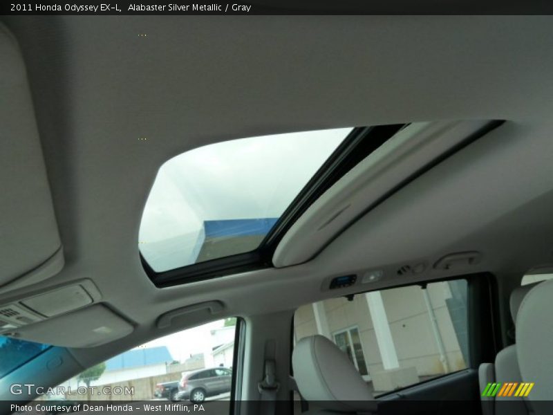 Alabaster Silver Metallic / Gray 2011 Honda Odyssey EX-L