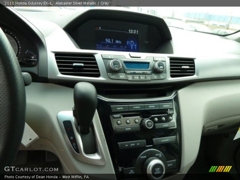 Alabaster Silver Metallic / Gray 2011 Honda Odyssey EX-L
