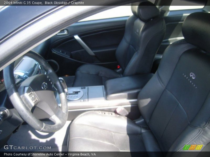 Black Obsidian / Graphite 2004 Infiniti G 35 Coupe
