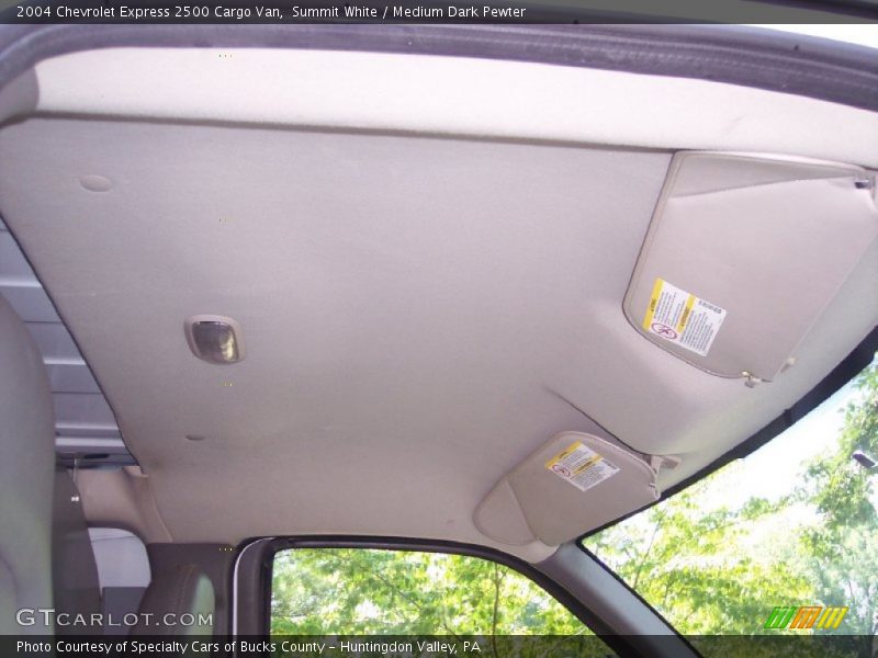 Summit White / Medium Dark Pewter 2004 Chevrolet Express 2500 Cargo Van