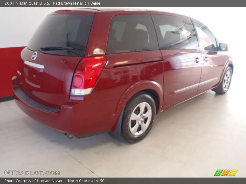 Red Brawn Metallic / Beige 2007 Nissan Quest 3.5 S