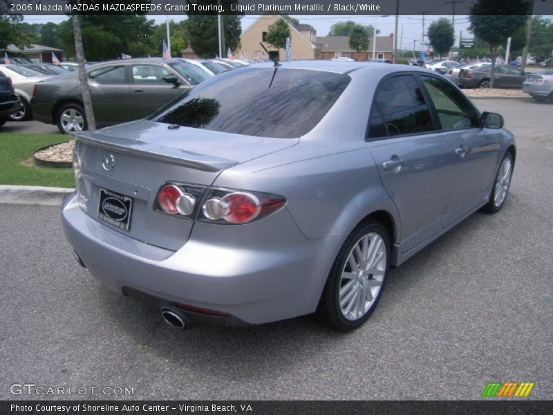 Liquid Platinum Metallic / Black/White 2006 Mazda MAZDA6 MAZDASPEED6 Grand Touring