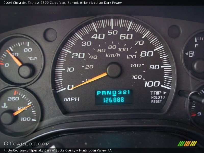 Summit White / Medium Dark Pewter 2004 Chevrolet Express 2500 Cargo Van