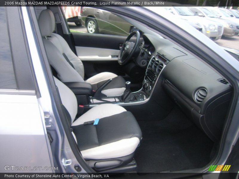 Liquid Platinum Metallic / Black/White 2006 Mazda MAZDA6 MAZDASPEED6 Grand Touring
