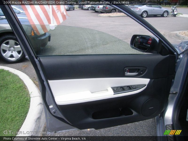 Liquid Platinum Metallic / Black/White 2006 Mazda MAZDA6 MAZDASPEED6 Grand Touring